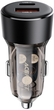 Ładowarka samochodowa Acefast B12 60W USB-A+USB-C dual-port car charger Black (6974316282914) - obraz 1