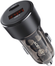 Ładowarka samochodowa Acefast B12 60W USB-A+USB-C dual-port car charger Black (6974316282914) - obraz 3