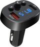 Transmiter FM XO BCC03 Car Charger 18W Bluetooth+QC3.0 Quick Charger Black (6920680877348) - obraz 2