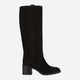 Kozaki damskie zamszowe Geox D26TYF00022-C9999 38.5 Czarne (8050036780768) (955555906570021) - Outlet - obraz 1