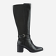 Kozaki damskie skorzane Geox D26FSC00043-C9999 36 Czarne (8050036686015) (955555906627896) - Outlet - obraz 1