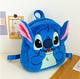 Рюкзак плюшевый детский Стич, Disney Lilo and Stitch, 24x19x11см, Синий (II) 32586 - изображение 4