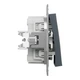 Выключатель одноклавишный Schneider Electric Asfora сталь EPH0100162 - изображение 4