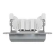 Выключатель одноклавишный Schneider Electric Asfora алюминий EPH0100161 - изображение 6