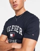 Чоловіча футболка Tommy Hilfiger темно-синя XL 4416 - зображення 3