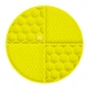Коврик для слизывания и медленного кормления WAUDOG Silicone, 211×211×30 мм, желтый - изображение 2