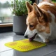 Коврик для слизывания WAUDOG Silicone, 190×190×10 мм, желтый - изображение 5
