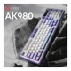 Клавіатура Ajazz AK980 Clear Sky Switch Purple RGB USB/Wireless/Bluetooth UA Purple (AK980-CS-PWB) - изображение 6
