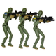 Набір з 3х рухомих фігурок солдатів D.Army 13 конструктор (Dummy Lucky 13) - изображение 2