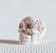 Бетонная декоративная статуэтка череп (Светлый бежевый) GREYMIX Concrete Art - изображение 6