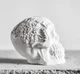 Бетонная декоративная статуэтка череп (Белый) GREYMIX Concrete Art - изображение 6