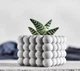 Бетонное кашпо горшок для кактусов и суккулентов (Серый) GREYMIX Concrete Art - изображение 4