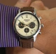 Мужские наручные часы Casio Edifice EFR-575L-7A Серебристые/Бежевый циферблат/Коричневый ремешок - изображение 7