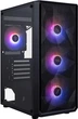 Корпус 1stPlayer FD3-BK-4F7 Black з 4 ARGB вентиляторами - зображення 1