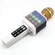 Беспроводной микрофон караоке Wester WS-1828 Bluetooth 1800mAh RGB подсветка Смена голоса Белый/Черный - изображение 1