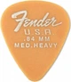 Набор медиаторов Fender Dura-Tone Delrin Picks 0.84 Mm, 351 Shape - 12 Pack Butterscotch Blonde - изображение 1