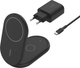 Ładowarka indukcyjna Belkin BoostCharge 2-in-1 Magnetic Foldable Wireless Charger 15 W Black (WIZ028VFBK) - obraz 1