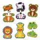 Детские магнитные пазлы Vladi Toys VT1733-04 Животные 6 картинок Разноцветный (104067) - изображение 1