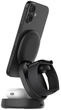 Індукційний зарядний пристрій Belkin BoostCharge 3-in-1 Magnetic Foldable Wireless Charger 15 Вт Black (WIZ034KQBK) - зображення 3