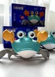 Игрушка-краб Крабик с музыкой и подсветкой, USB-зарядка для детей - изображение 1