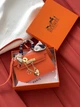Сумка Hermes Kelly с платком оранжевый - изображение 1