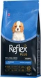 Повноцінний та збалансований сухий корм Reflex Plus Mini & Small Breed Puppy для цуценят малих порід з лососем 3 кг (8698995034722) - зображення 1