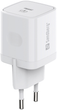 Ładowarka Sandberg USB-C PD QC 3.0 20 W, biała (441-42) - obraz 1