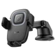 Автомобільний тримач із бездротовою зарядкою Hoco HW32 Crown push-type wireless Black - изображение 3