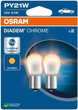 Zestaw żarówek samochodowych Osram Diadem Chrome PY21W 21 W 12 V 2 szt (7507DC-2BL) - obraz 2