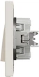 Перемикач 1-клавішний Schneider Electric Asfora самозажимний крем EPH0400123 - изображение 2