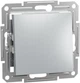 1-клавішний вимикач Schneider Electric Asfora самозажимний алюміній (EPH0100161) - зображення 1