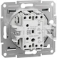 1-клавішний вимикач Schneider Electric Asfora самозажимний алюміній (EPH0100161) - зображення 2