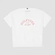 Детская укороченная футболка для девочки Tommy Hilfiger 520458616 116 см Белая (1159841982) - изображение 1