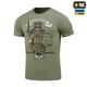 Футболка Заповіді стрільця M-Tac Light Olive L 80080038-L - зображення 1