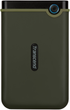 Dysk twardy Transcend StoreJet 25M3G 1TB TS1TSJ25M3G 2.5" USB 3.1 Gen1 External Military Green - obraz 1