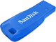 Pamięć flash USB SanDisk Cruzer Blade 32GB USB 2.0 Electric Blue (SDCZ50C-032G-B35BE) - obraz 2