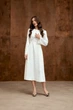 Белое платье миди FashionYouWant L белый 43446469 - изображение 4