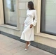 Белое платье миди FashionYouWant L белый 43446469 - изображение 7