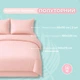 Комплект постельного белья полуторный Tropical Dream IDEIA, в подарочной упаковке пудра 5132228 - изображение 2