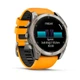 Смарт-годинник Garmin fenix 8 51mm, AMOLED, Saph, Ti/Bare/Grpht, SparkOrg/GrphtBd - изображение 2