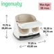 Krzesełko do karmienia Ingenuity Baby Base Booster 2 w 1 Cashmere (0074451106789) - obraz 3