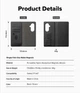 Обложка Ringke Folio Wallet Grip Magnetic для Samsung Galaxy Fold 7 Black (FGWM1078R55) - изображение 4