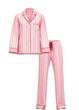 Піжама Фланель (сорочка + штани) Victoria's Secret Flannel Long Pajama S.R Рожева смужка (26831508D) - изображение 3