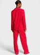 Піжама Фланель (сорочка + штани) Victoria's Secret Flannel Long Pajama Set S Regular Червона (26831513D) - зображення 2