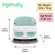 Стільчик для годування Ingenuity Baby Base Booster 2 в 1 Mist (0074451167285) - зображення 7