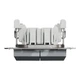 Кнопковий вимикач двоклавішний Schneider Electric Asfora сталь EPH1100162 - зображення 5