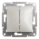 Кнопковий вимикач двоклавішний Schneider Electric Asfora бронза EPH1100169 - зображення 4