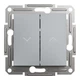 Вимикач для жалюзі Schneider Electric Asfora сталь EPH1300162 - зображення 3