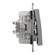 Выключатель одноклавишный Schneider Electric Asfora с подсветкой антрацит EPH1400171 - изображение 6