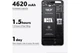 Усиленный аккумулятор DEJI (4620 mAh) для Apple iPhone 15 Plus + набор инструментов High Copy - изображение 4
